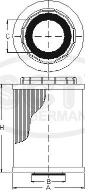 SCT-MANNOL SH 4033 P - Масляный фильтр autospares.lv