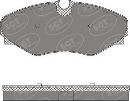 SCT-MANNOL SP 495 PR - Тормозные колодки, дисковые, комплект autospares.lv