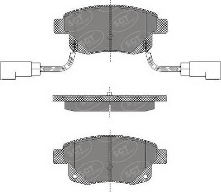 SCT-MANNOL SP 492 PR - Тормозные колодки, дисковые, комплект autospares.lv