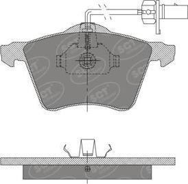 SCT-MANNOL SP 402 PR - Тормозные колодки, дисковые, комплект autospares.lv