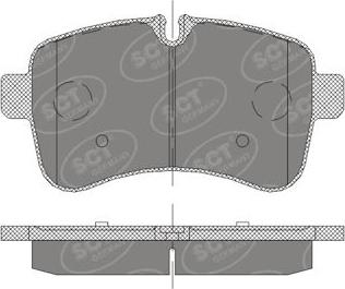 SCT-MANNOL SP 415 PR - Тормозные колодки, дисковые, комплект autospares.lv