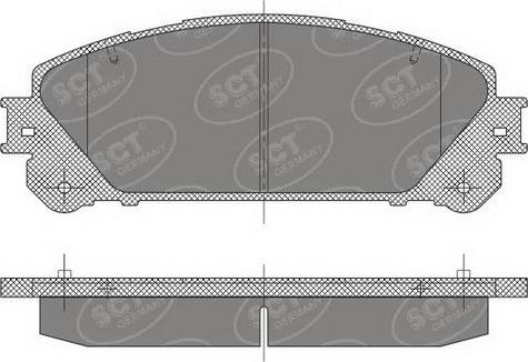 Triscan 1100-131200 - Тормозные колодки, дисковые, комплект autospares.lv