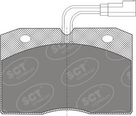 SCT-MANNOL SP 604 PR - Тормозные колодки, дисковые, комплект autospares.lv