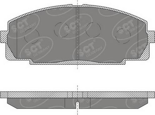 SCT-MANNOL SP 618 PR - Тормозные колодки, дисковые, комплект autospares.lv