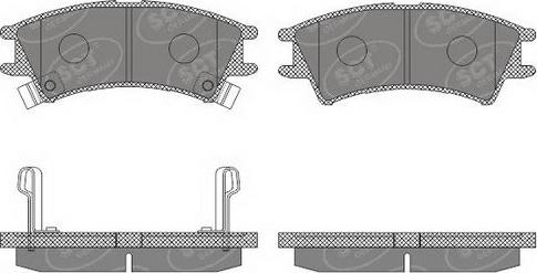 SCT-MANNOL SP 612 PR - Тормозные колодки, дисковые, комплект autospares.lv