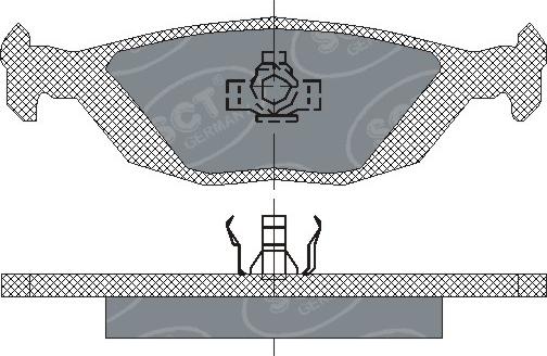 SCT-MANNOL SP 194 PR - Тормозные колодки, дисковые, комплект autospares.lv