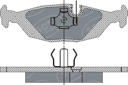 SCT-MANNOL SP 146 PR - Тормозные колодки, дисковые, комплект autospares.lv