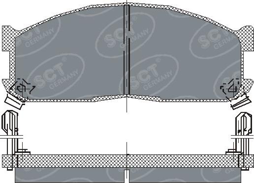 Spidan 31303 - Тормозные колодки, дисковые, комплект autospares.lv