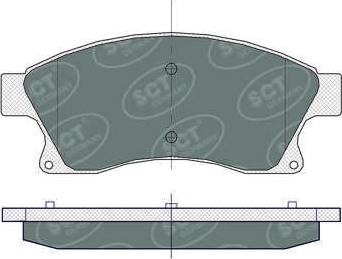 SCT-MANNOL SP 359 PR - Тормозные колодки, дисковые, комплект autospares.lv