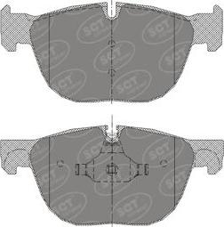 SCT-MANNOL SP 356 PR - Тормозные колодки, дисковые, комплект autospares.lv