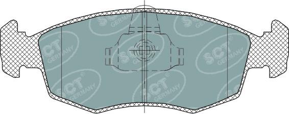 SCT-MANNOL SP 315 PR - Тормозные колодки, дисковые, комплект autospares.lv