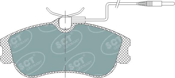 SCT-MANNOL SP 313 PR - Тормозные колодки, дисковые, комплект autospares.lv