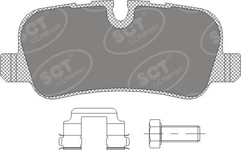 SCT-MANNOL SP 330 PR - Тормозные колодки, дисковые, комплект autospares.lv