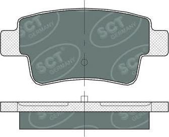 SCT-MANNOL SP 378 PR - Тормозные колодки, дисковые, комплект autospares.lv