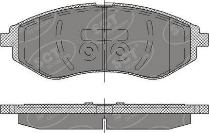 SCT-MANNOL SP 290 PR - Тормозные колодки, дисковые, комплект autospares.lv