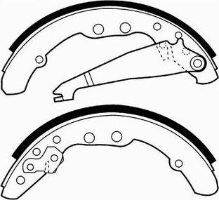 SCT-MANNOL SS 506 - Комплект тормозов, ручник, парковка autospares.lv