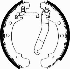 SCT-MANNOL SS 514 - Комплект тормозов, ручник, парковка autospares.lv