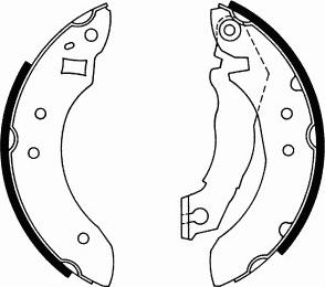 SCT-MANNOL SS 531 - Комплект тормозов, ручник, парковка autospares.lv