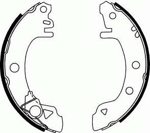 SCT-MANNOL SS 538 - Комплект тормозов, ручник, парковка autospares.lv