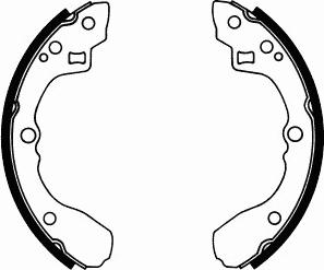 SCT-MANNOL SS 532 - Комплект тормозов, ручник, парковка autospares.lv