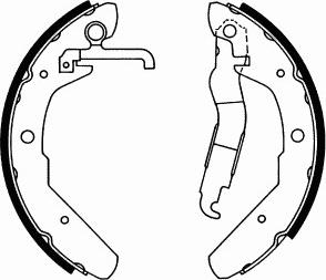 SCT-MANNOL SS 521 - Комплект тормозов, ручник, парковка autospares.lv