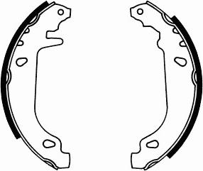 SCT-MANNOL SS 527 - Комплект тормозов, ручник, парковка autospares.lv