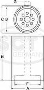 SCT-MANNOL ST 6074 - Топливный фильтр autospares.lv