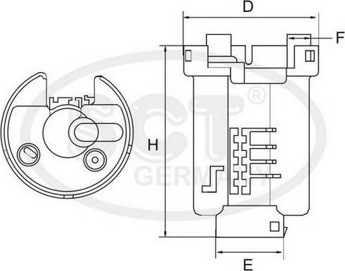 SCT-MANNOL ST 392 - Топливный фильтр autospares.lv