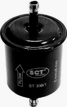 SCT-MANNOL ST 308/1 - Топливный фильтр autospares.lv