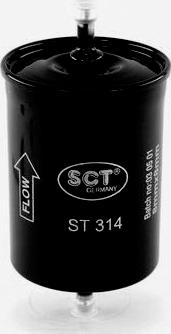 SCT-MANNOL ST 314 - Топливный фильтр autospares.lv