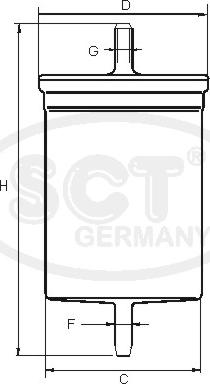 SCT-MANNOL ST 379 - Топливный фильтр autospares.lv