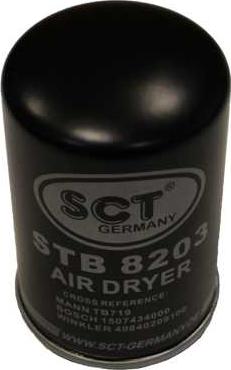 SCT-MANNOL STB 8203 - Патрон осушителя воздуха, пневматическая система autospares.lv