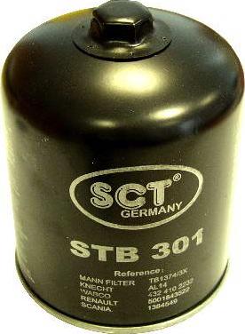 SCT-MANNOL STB 301 - Патрон осушителя воздуха, пневматическая система autospares.lv