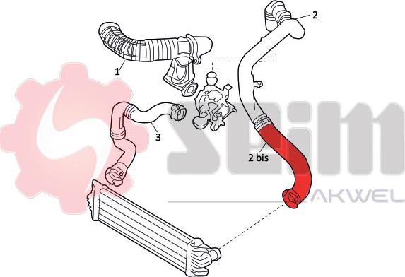 Seim 981912 - Трубка, нагнетание воздуха autospares.lv