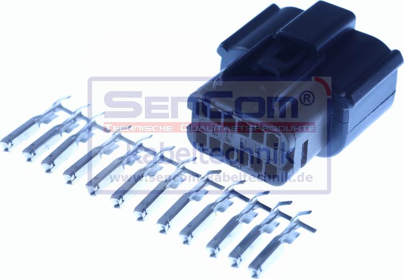 SenCom CS-20588 - Вилка, штекер прицепа autospares.lv
