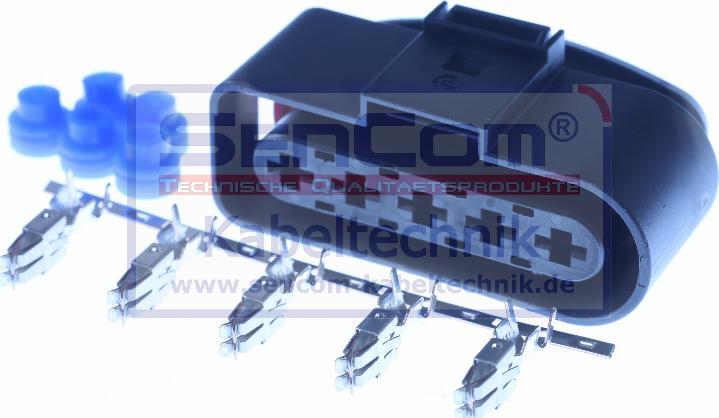 SenCom CS20616 - Вилка, штекер прицепа autospares.lv
