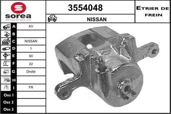 Sera 3554048 - Тормозной суппорт autospares.lv