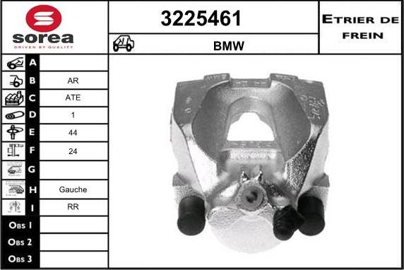 Sera 3225461 - Тормозной суппорт autospares.lv