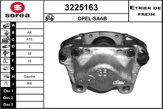 Sera 3225163 - Тормозной суппорт autospares.lv