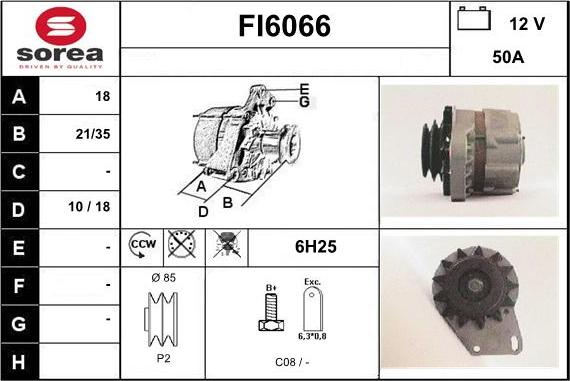 Sera FI6066 - Генератор autospares.lv