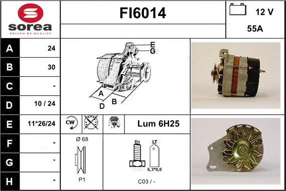 Sera FI6014 - Генератор autospares.lv