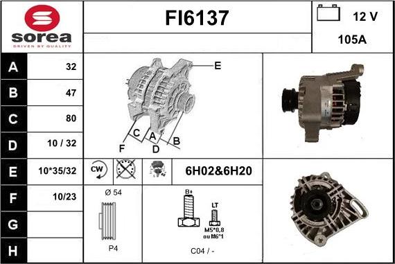 Sera FI6137 - Генератор autospares.lv