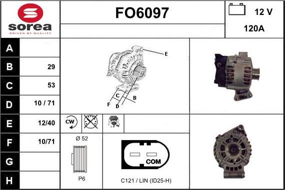 Sera FO6097 - Генератор autospares.lv