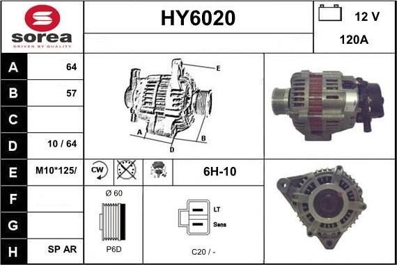 Sera HY6020 - Генератор autospares.lv