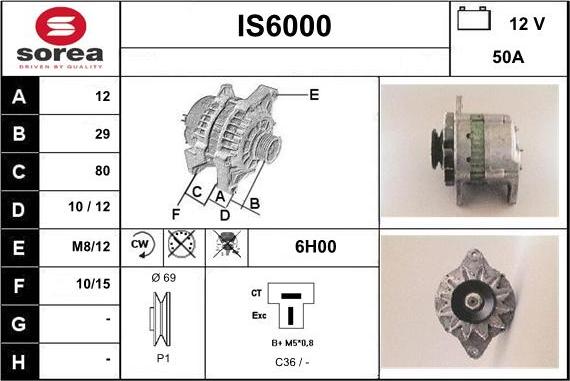 Sera IS6000 - Генератор autospares.lv