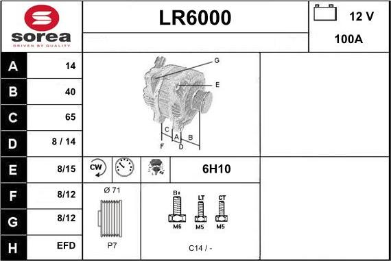 Sera LR6000 - Генератор autospares.lv