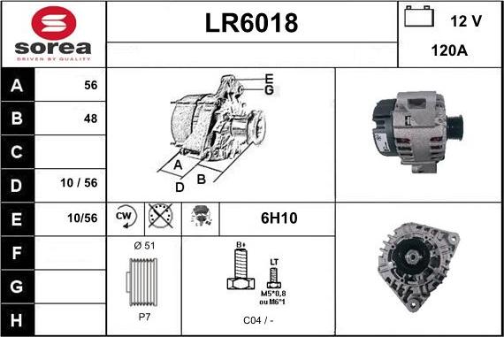 Sera LR6018 - Генератор autospares.lv