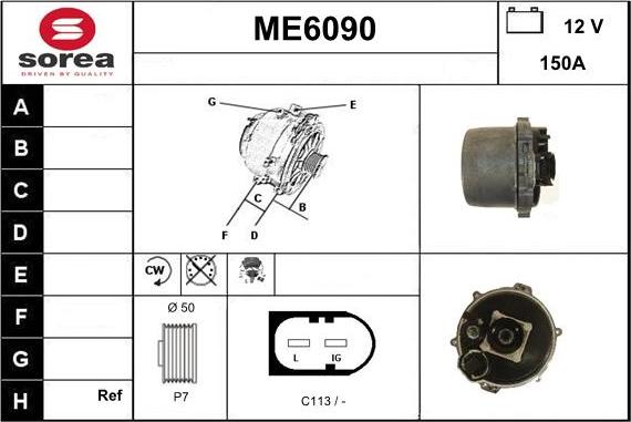 Sera ME6090 - Генератор autospares.lv