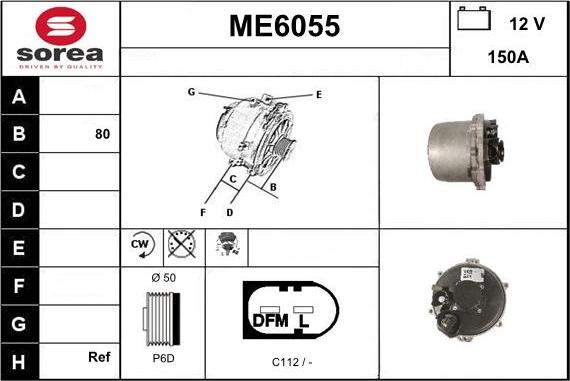 Sera ME6055 - Генератор autospares.lv