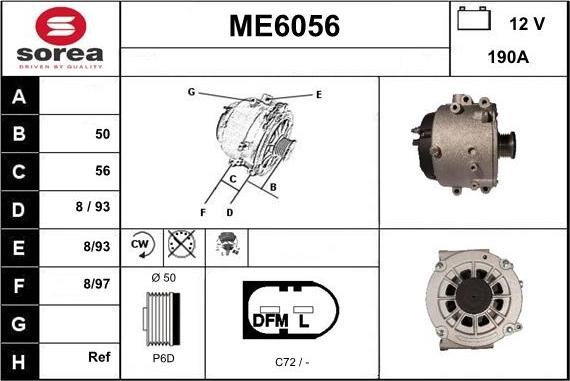 Sera ME6056 - Генератор autospares.lv